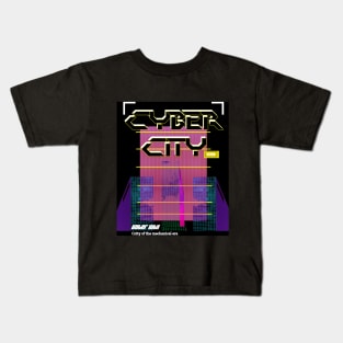 cybercity futuristic streetwear Kids T-Shirt